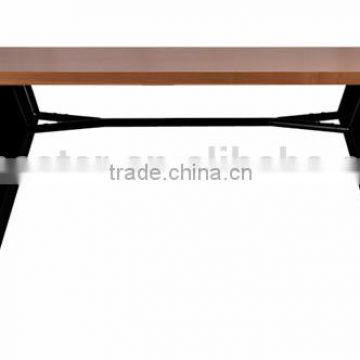 top quality walnut color EM table by Jean Prouve for dining room