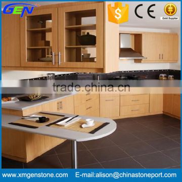 Popular Pure White Artificial Stone Kitchen Countertop