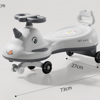 Children's Twisting Car, Silent Universal Wheel Baby Toy Yoyo Car, Anti Rollover Sliding Swinging Car（Wechat:13510231336） photo-3