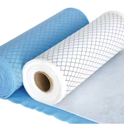 G4 MERV 8 Pre-filter Media Blue White Synthetic Laminate Wire Mesh Laminate  Media Roll