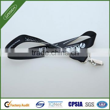 2014 Latest design black logo custom custom custom lanyard,lanyard china wholesale