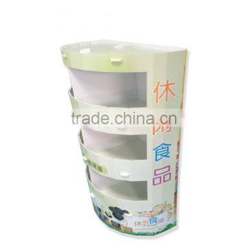 Supermarket Cardboard Book Shelves Supermarket Book Display Shelf photo-4