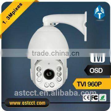 960P 27X zoom TVI PTZ Camera support ip66 120 Meter Outdoor night vision 1.3MP TVI IR High Speed Dome Camera