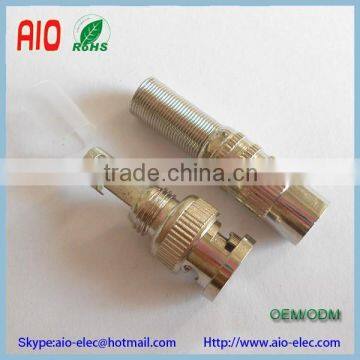 Solder Less Twist Spring Cord End Male BNC Connector Pulg for Coaxial RG59 CCTV Camera photo-2