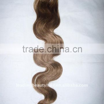 Body wave Skin weft in 100% human hair extension