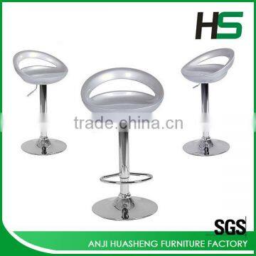 hot selling height--adjustable ABS plastic bar chair H-BA01-W