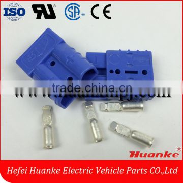 High quality 50A SMH 2 pin male female waterproof wire connector blue color