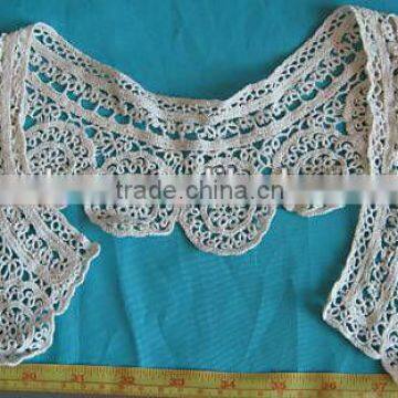 Fabric Applique, VNeck, Neckline motif, Crochet Rayon