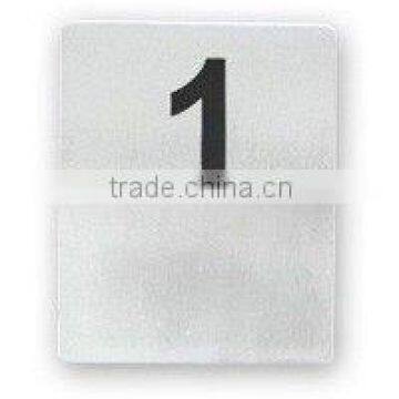 Stainless Steel Table Number