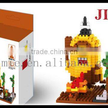 hot sale abs custom colored 3d diamond block set