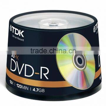 TDK DVD-R, taiwan products wholesale, taiwan supplier 16X 4.7GB