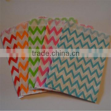 Wholesale Wedding Baby Shower Decoration Chevron Design Party Favor Bags