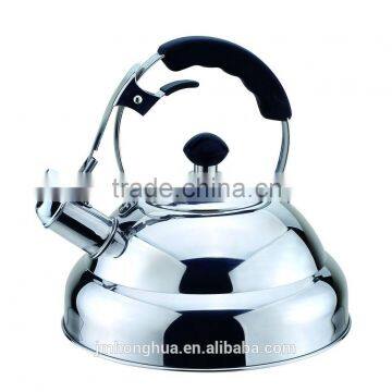 Stainless steel whistling tea kettle