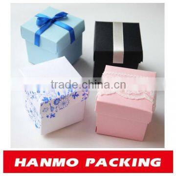 different types fancy gift packaging box factory price