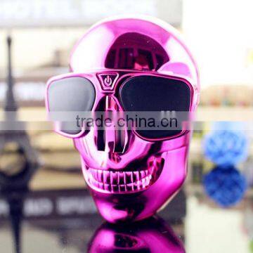 (gift) new style fashion skeleton power bank 4400mah skull portable power charger for boys