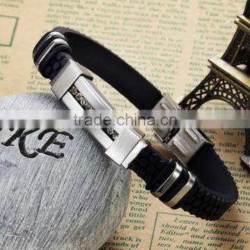 Most Popular Bracelet Silicone Metal New Trendy photo-3