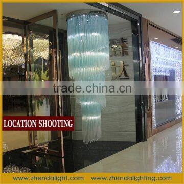 hotel or indoor commercial led glass chandelier & pendant lights