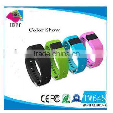 TW64S Fitness Wristband Heartrate Monitor Watch Smart Activity Tracker