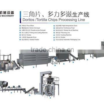 China Factory Price Doritos Tortilla Chips Chips Machine Processing Line