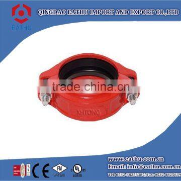 Ductile Iron Grooved Pipe Fittings Rigid Coupling