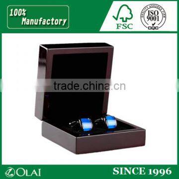 Exquisite hot sale mdf cufflink packing case for sale