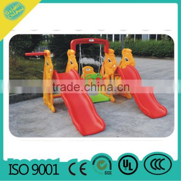 kindergarten kids plastic swing ,outdoor baby plastic slide