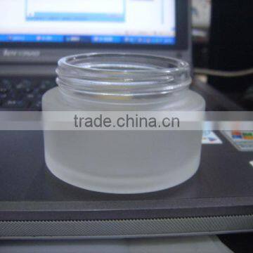 100g Frosted Glass Jar Empty Cream Jars Cosmetic Packaging Containers Pot With Lid For Hand cream mascara Container