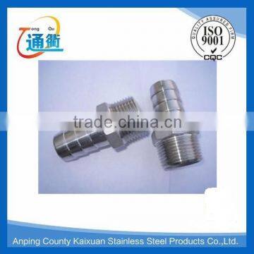 made in china casting stainless steel 304 1 inch npt hose nipple