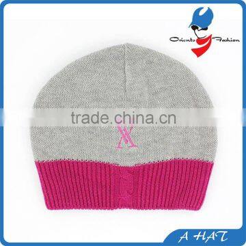 embroidery customized kids knit beanie