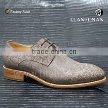 Hand made shoes with cow leather Dress men shoes