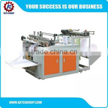 T-shirt bag polythene sealing and cutting machine