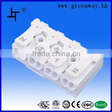 4 way terminal block,16A 400V