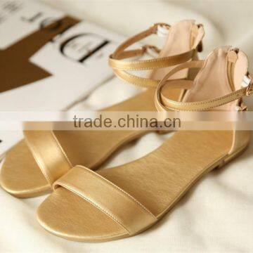 Hot selling sandals flat flat sandals for girls with low price XT-DA0751