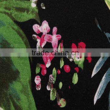 China Textiles 100% Cotton Fabric Flower Printing for Fashion One-piece Dress photo-2