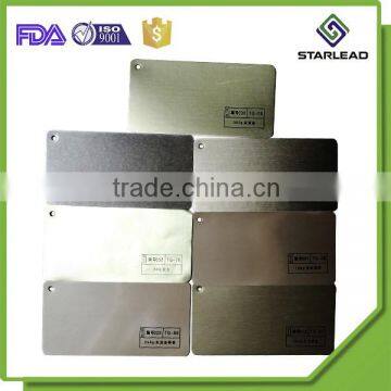 Metallic laminated foil paper board metallic cardboard