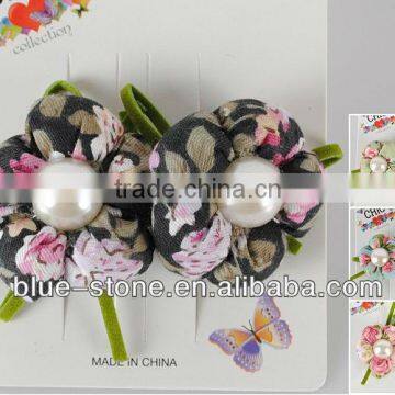 Fashion hair accessories hair band flower hair scrunchie