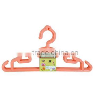 Plastic colorful hanger for children baby fashion factory wholesale