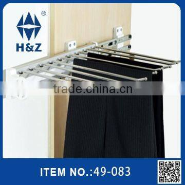 Side pull-out removable trousers rack