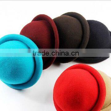 Fashion Vintage Crushable Wool Derby Bowler Hat