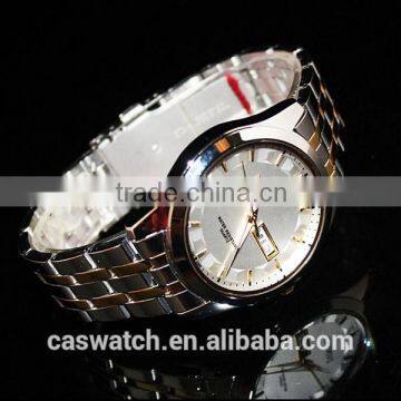 Fashion classic Steel band Quartz watch with date