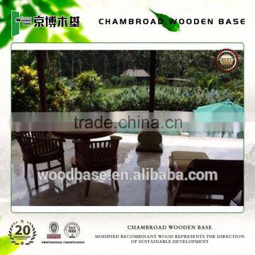 2015 high quality reasonable wooden pool furniture