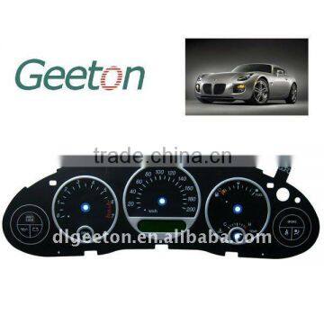 Automobile meter dials for speedometer and gauge