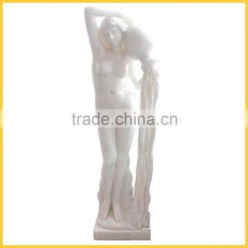 Natural White Lady Stone Sculpture