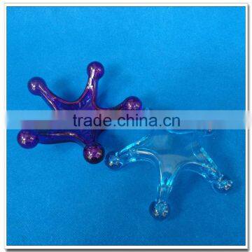 Five star shaped plastic manual body massager