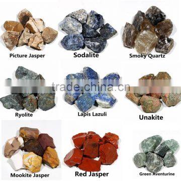 Natural Rough Stone Tumbled Labradorite Wholesale/Natural Unpolished Rough Stone Quality Choice photo-3