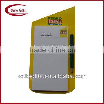 Customized promotional offset printed advertising magnetic memo pad