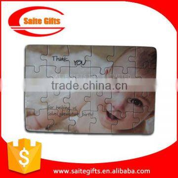 Promotional customized flexible rubber magnetic Jigsaw puzzle