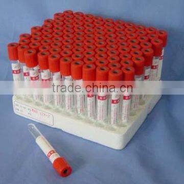 disposable vacuum blood collectionno additive plain tube