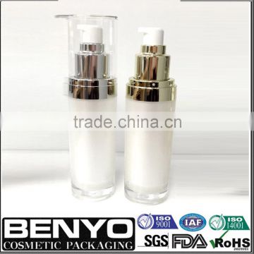 acrylic lotion bottle with pump sprayer and clear cap, acrylic lotion bottle manufacturer