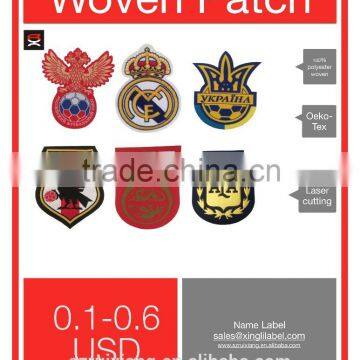 Football Jersey patch woven patches